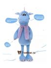 Мягкая игрушка Дракоша "Дитер" небесная с шарфиком 35 см