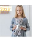 Мягкая игрушка Котик "Тоша" в куртке 35 см