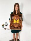 Дизайнерская игрушка "Mr Brown" жилетка  45 см