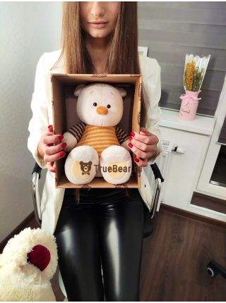 Мишка "Маша в жилетке" 40 см