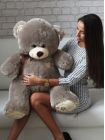 Плюшевый медведь "Плюшка" 120 см бурый