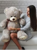 "Плюшка" 120 см дымок