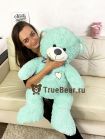 Плюшевый медведь "Плюшка" 120 см мята