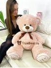 Плюшевый медведь "Плюшка" 120 см пудра