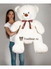Плюшевый медведь "Плюшка" 150 см белый