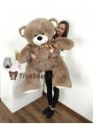 Плюшевый медведь "Плюшка" 150 см бурый