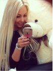 Плюшевый медведь "Плюшка" 160 см молочный