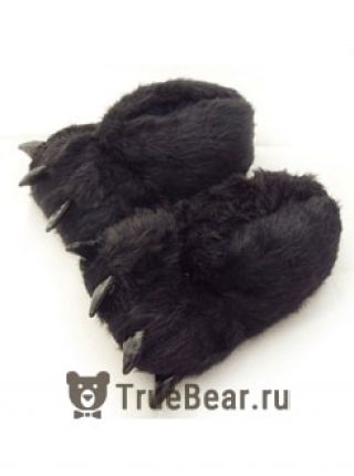 Тапки "Когти" чёрные
