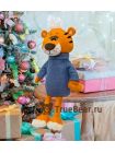 Тигр в синем свитере 45 см